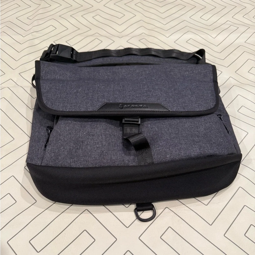 New Alpaka Crossbody Grey Messenger Bag